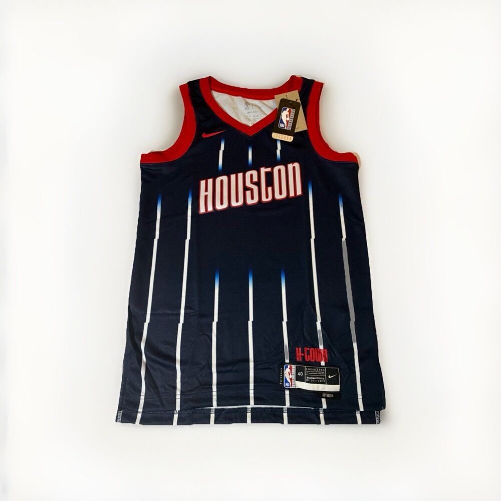 NWT Nike Houston Rockets City Edition NBA Jersey Navy Red Men’s Medium 40